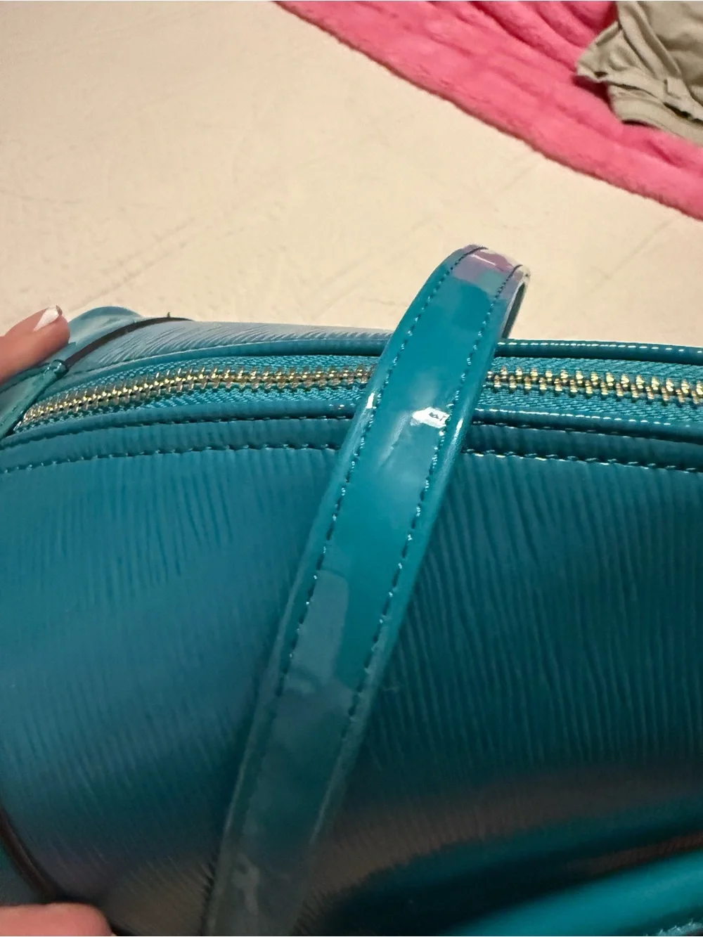 Women’s Teal Dome Satchel Bag - Stylish Everyday Tote